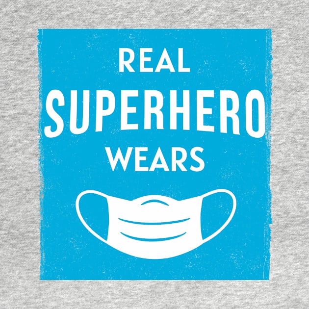 Real Superhero Wears Mask by Yasna